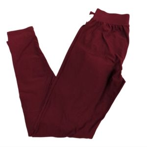 NWT! Maurices Super Soft Burgundy Leggings, Size XS